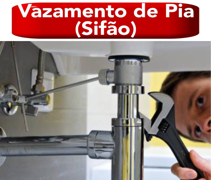 Manutenção Vazamento de Pia  (Sifão) Curitiba