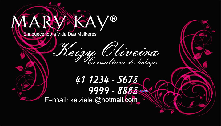 Modelo de Cartão de Visita Mary Kay